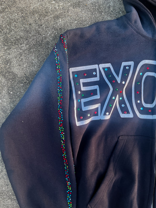 Black Exotic Solstice Hoodie