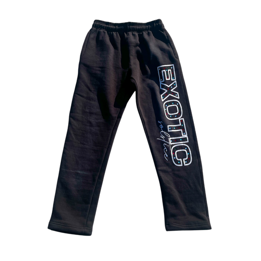Black V2 Exotic Solstice Sweatpants