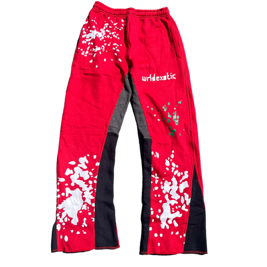 Red V2 Utopia Flared Sweatpants