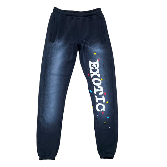 Black Exotic Soltsice Sweatpants